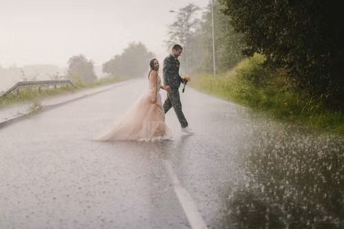 rainywedding